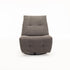 RENZO FABRIC ARMLESS SWIVEL RECLINER