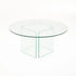 RUBY 90cm ROUND 10MM TEMPERED GLASS COFFEE TABLE