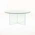 RUBY 90cm ROUND 10MM TEMPERED GLASS COFFEE TABLE