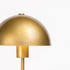TABLE LAMP   GOLD METAL DOME