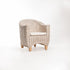 TEGAL KUBU WHITEWASH TUB ARMCHAIR