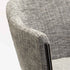 VIOLET TEXTURED FABRIC DINING CHAIR