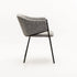 VIOLET TEXTURED FABRIC DINING CHAIR