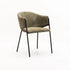 VIOLET TEXTURED FABRIC DINING CHAIR