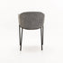 VIOLET TEXTURED FABRIC DINING CHAIR