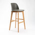 ZEN LUXURY WOODEN LEG KITCHEN STOOL