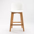 ZEN LUXURY WOODEN LEG KITCHEN STOOL