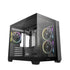 DEEPCOOL Deepcool CG330 3F Panoramic Dual-Chamber Micro-ATX Gaming Chassis - Black