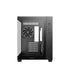DEEPCOOL Deepcool CG330 3F Panoramic Dual-Chamber Micro-ATX Gaming Chassis - Black