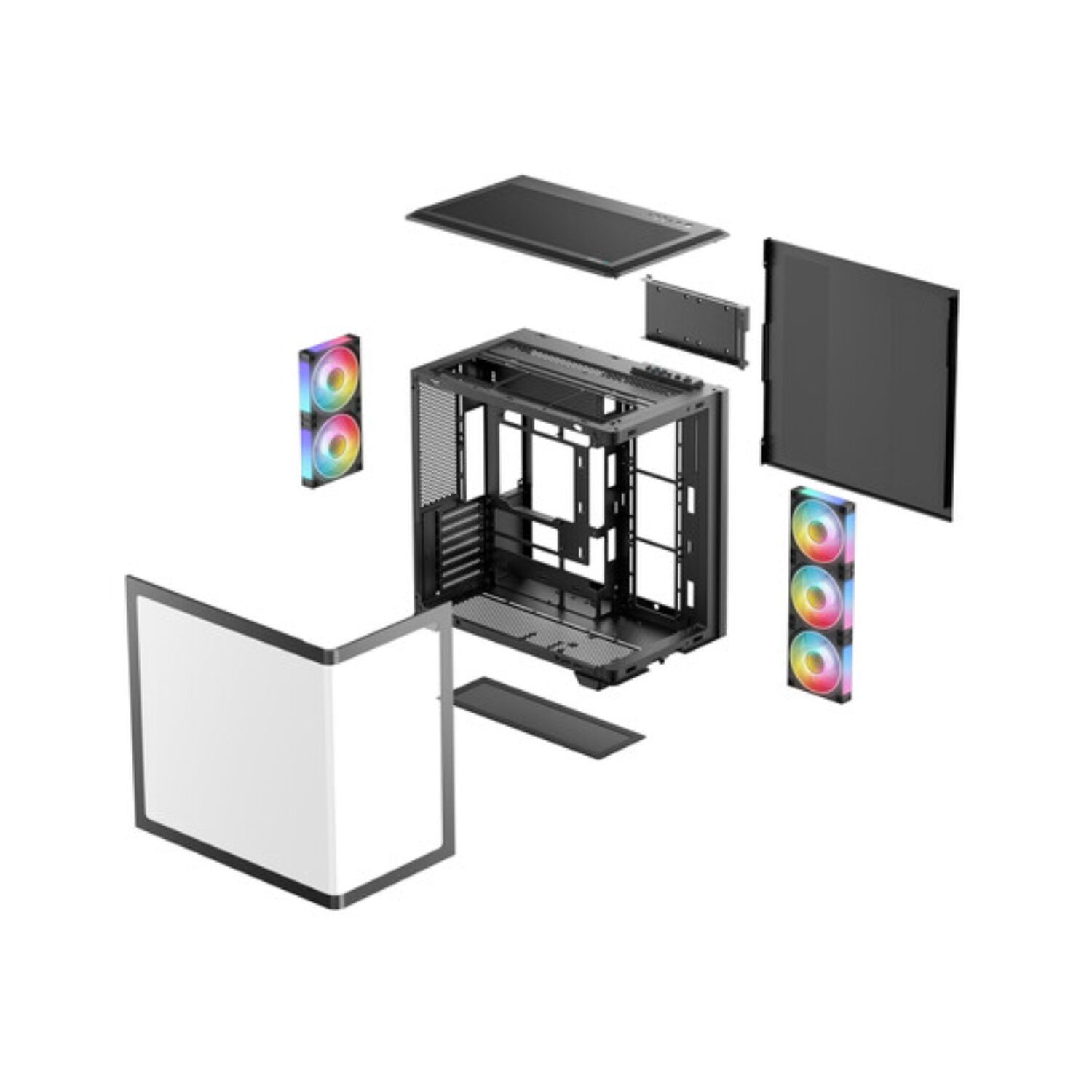 DEEPCOOL DeepCool CG590U 5F ATX ARGB Gaming Chassis - Black