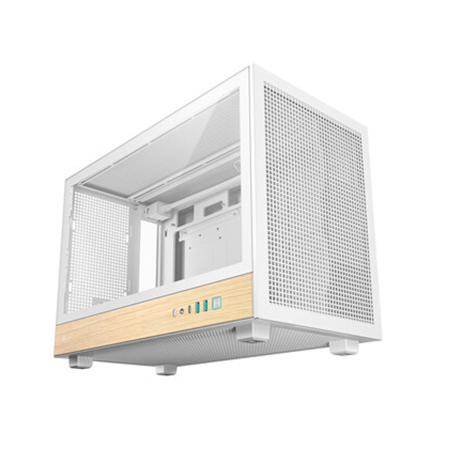 DEEPCOOL DeepCool CH260 Wood mATX Gaming Chassis White