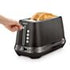 Delonghi Black Metal Diadema Long Slot 4 Slice Toaster - CTV3003.BK