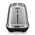 Delonghi Metal Finish Diadema Long Slot 4 Slice Toaster - CTV3003.M