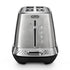 Delonghi Metal Finish Diadema Long Slot 4 Slice Toaster - CTV3003.M
