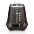 Delonghi Black Metal Diadema Long Slot 4 Slice Toaster - CTV3003.BK