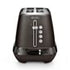 Delonghi Black Metal Diadema Long Slot 4 Slice Toaster - CTV3003.BK