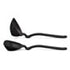 Dreamfarm Black Fladle Folds Flat Scraping Ladle - DFFA8418