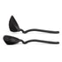 Dreamfarm Black Fladle Folds Flat Scraping Ladle - DFFA8418