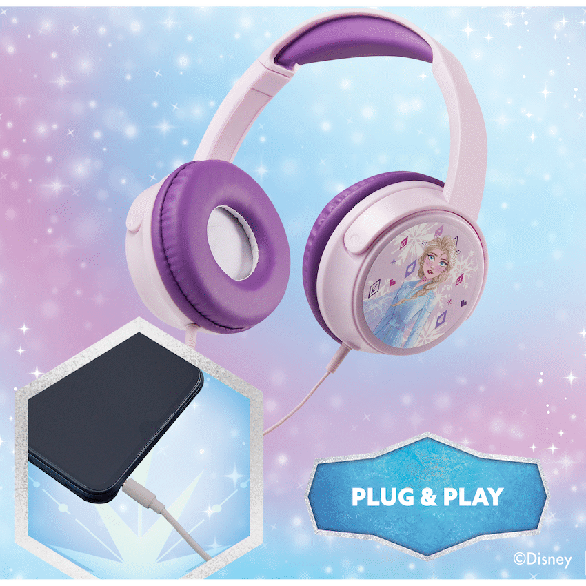 Disney Audio Disney Frozen Auxiliary Headphones with Stickers