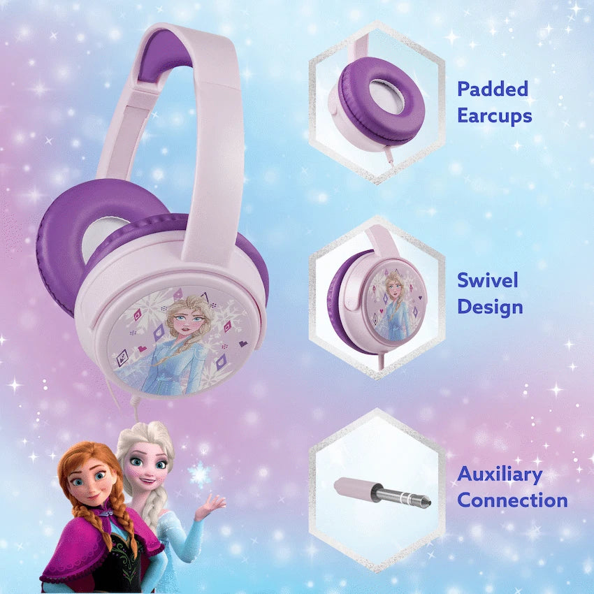 Disney Audio Disney Frozen Auxiliary Headphones with Stickers