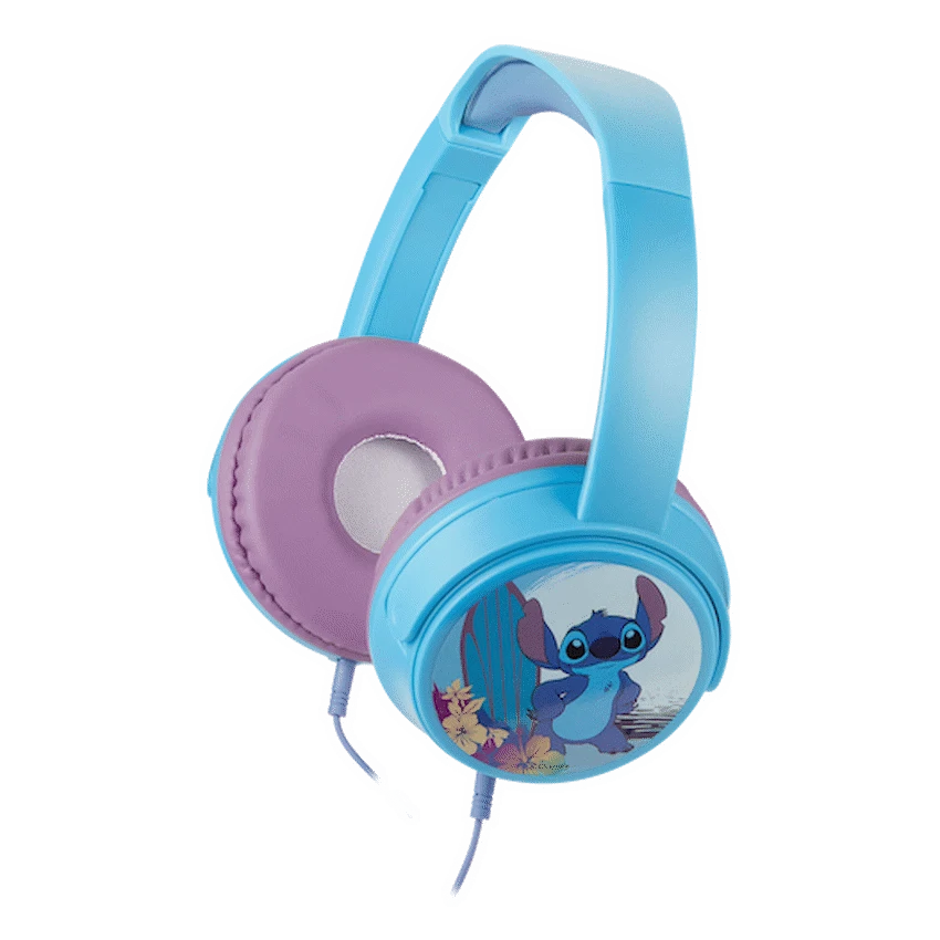 Disney Audio Disney Stitch Auxiliary Headphones with 11 Stickers