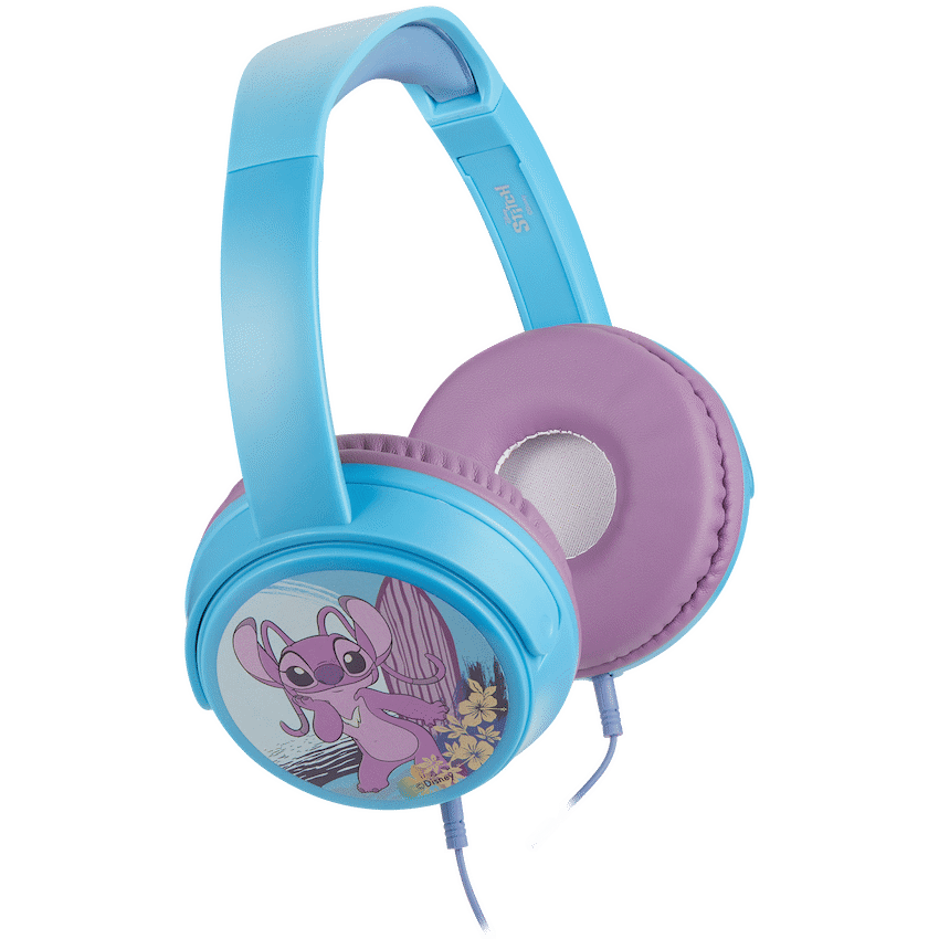 Disney Audio Disney Stitch Auxiliary Headphones with 11 Stickers