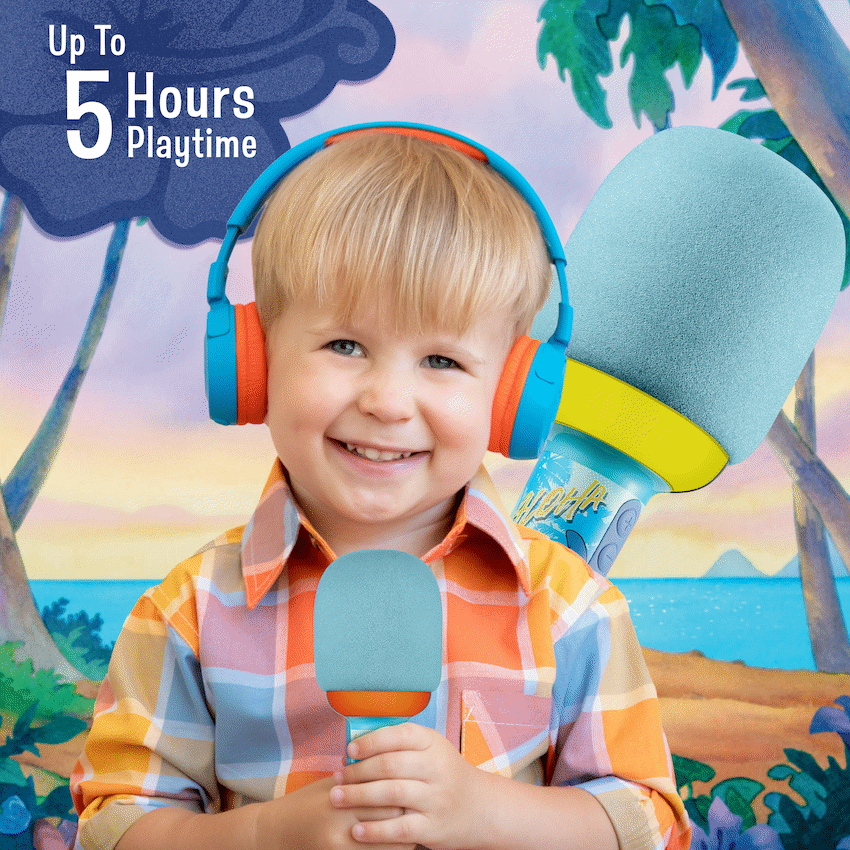 Disney Audio Disney Stitch Bluetooth Dome Microphone with RGB Lights