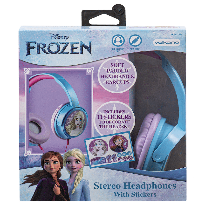 Disney Audio Frozen Auxiliary Headphones with Stickers