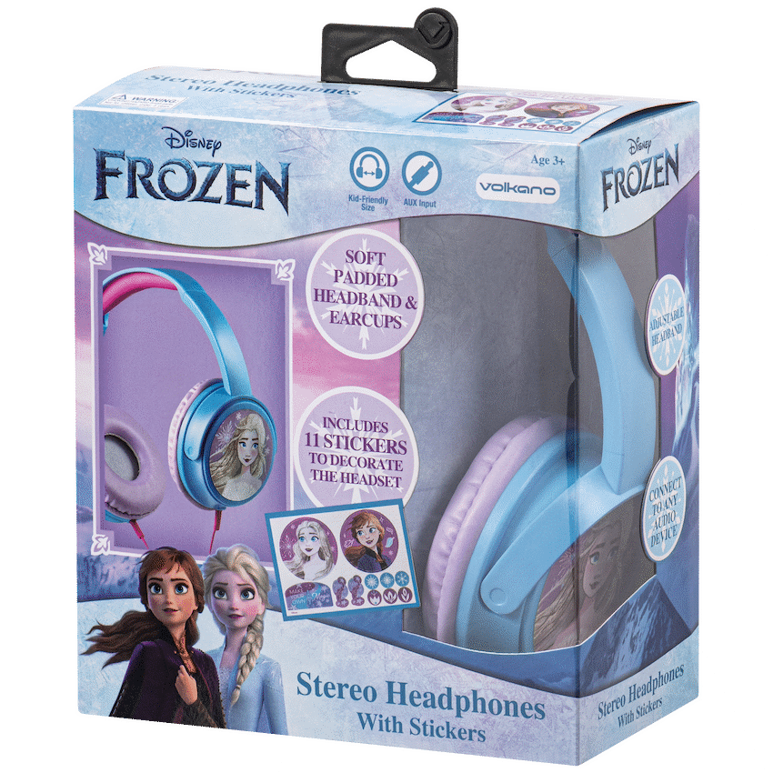 Disney Audio Frozen Auxiliary Headphones with Stickers