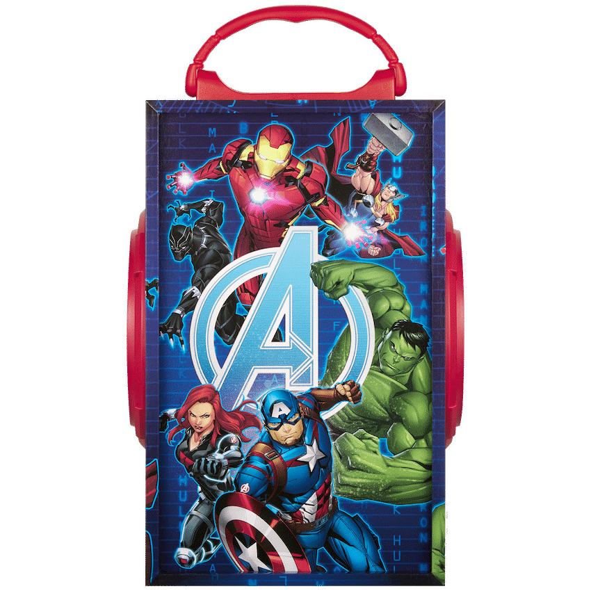 Disney Audio Marvel Avengers Galaxy LED Stars Karaoke Machine with Microphone