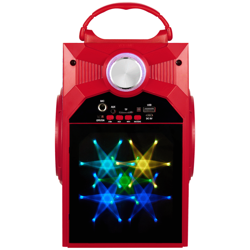 Disney Audio Marvel Avengers Galaxy LED Stars Karaoke Machine with Microphone