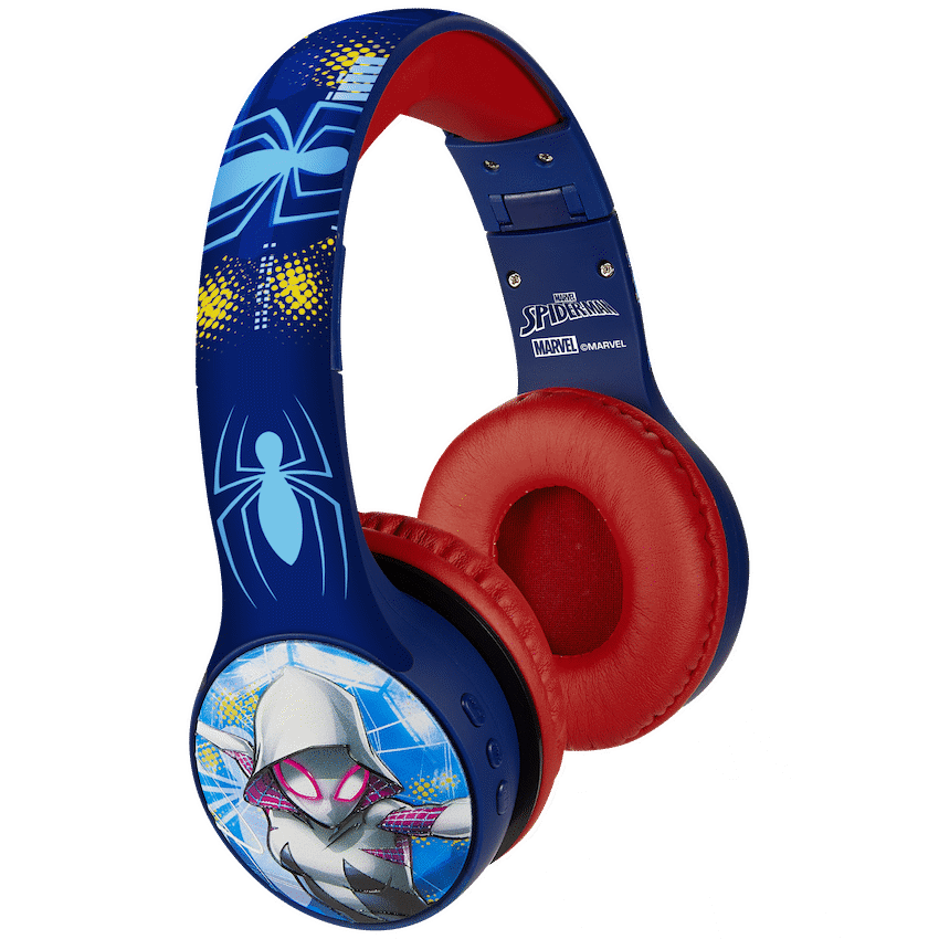 Disney Audio Marvel Spider-Man Bluetooth Padded Headphones with dB Switch Function