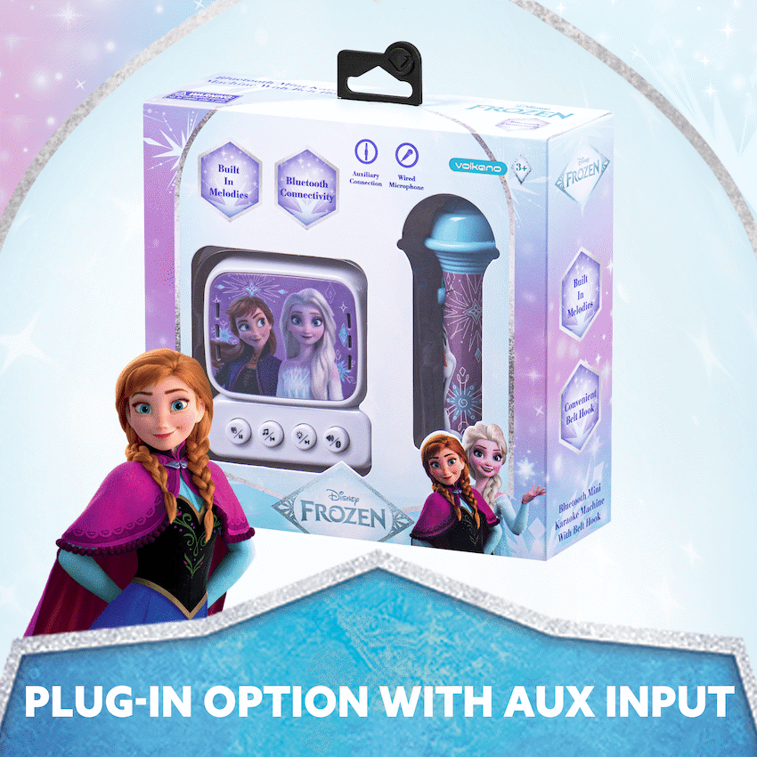 Disney Disney Frozen Bluetooth Mini Karaoke Machine with Belt Hook
