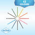 Disney Education and learning Frozen 12 Colour Pencils Triangular - Multi