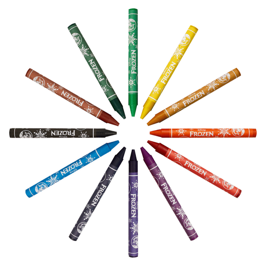 Disney Education and learning Frozen 12 Wax Crayons Multi