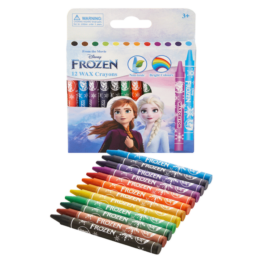 Disney Education and learning Frozen 12 Wax Crayons Multi