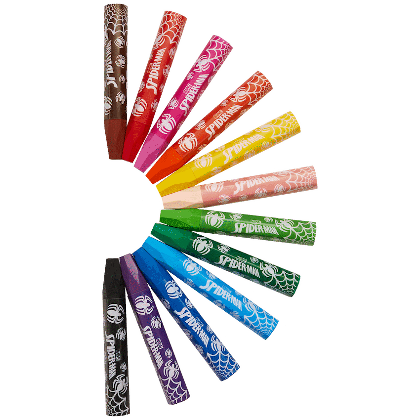 Disney Education and learning Spiderman 12 Oil Pastels Multi