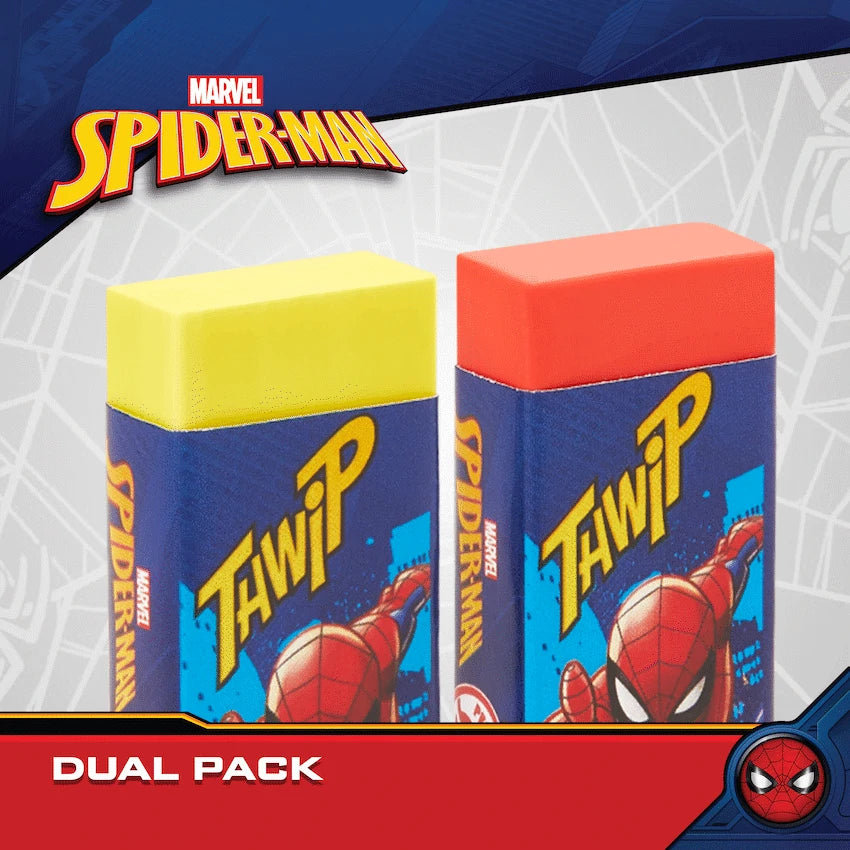 Disney Education and learning Spiderman 2 Pastel Primary Erasers. Multi