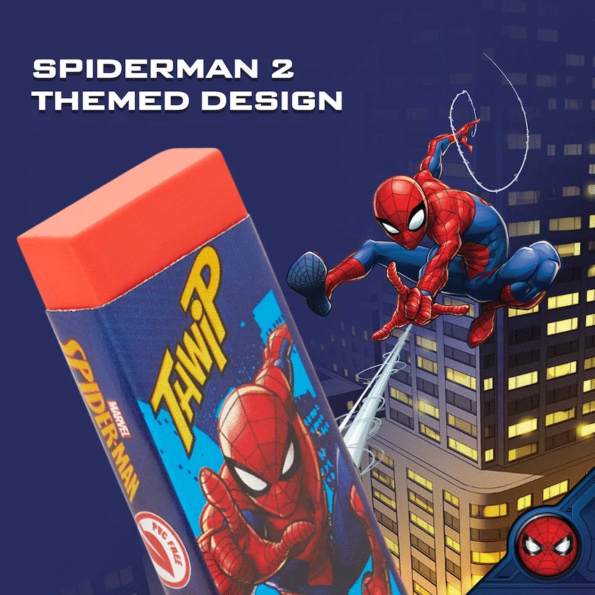 Disney Education and learning Spiderman 2 Pastel Primary Erasers. Multi