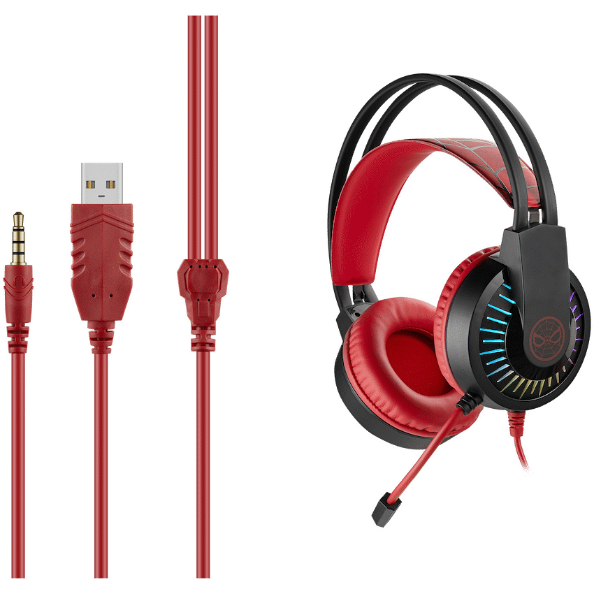 Disney Gaming Marvel Spiderman Gaming headphone with boom mic