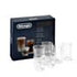 Delonghi Set 0f 6 Hot & Cold Coffee Glasses Collection - DLSC326