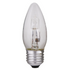 E27 42W Clear Candle Halogen Saver