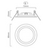 Eurolux Downlight Aluminium Straight Twist 12V White