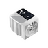 TRYX TURRIS 620 CPU Air Cooler White 5.0" IPS Customizable Screen 280w TDP Dual Tower White CPU Cooler Reflow Soldering with Display Powered by KANALI Rail-Mounted ROTA Intel LGA1851/1700 & AMD AM4/AM5, H-T620N-DM2M-G0W | SKU FAN-T620W2