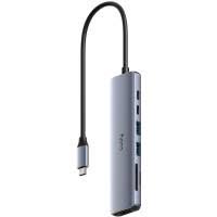 Vantec USB C Adaptor/1xHDMI/VGA/RJ45/SD Card