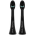Dr. Smile Health and wellness 2 Replacement toothbrush heads - Black