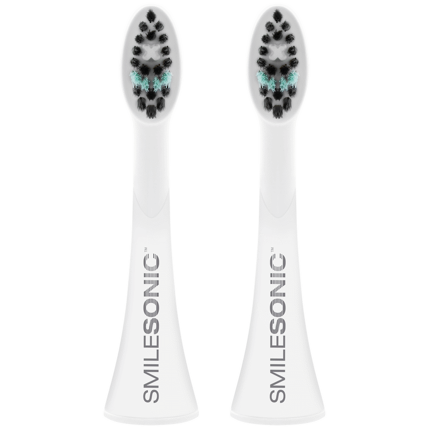 Dr. Smile Health and wellness 2 Replacement toothbrush heads - White