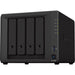 DiskStation 4 Bay NAS (up to 9-bay); Quad Core 2.0GHz; 4GB DDR4 RAM; 2x m.2 SSD Slot; 2x GbE LAN; 2x USB3.0; 1x eSATA
