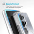 Speck Presidio Perfect Clear Magnet Case - Samsung Galaxy S25 Ultra - Clear & Chrome