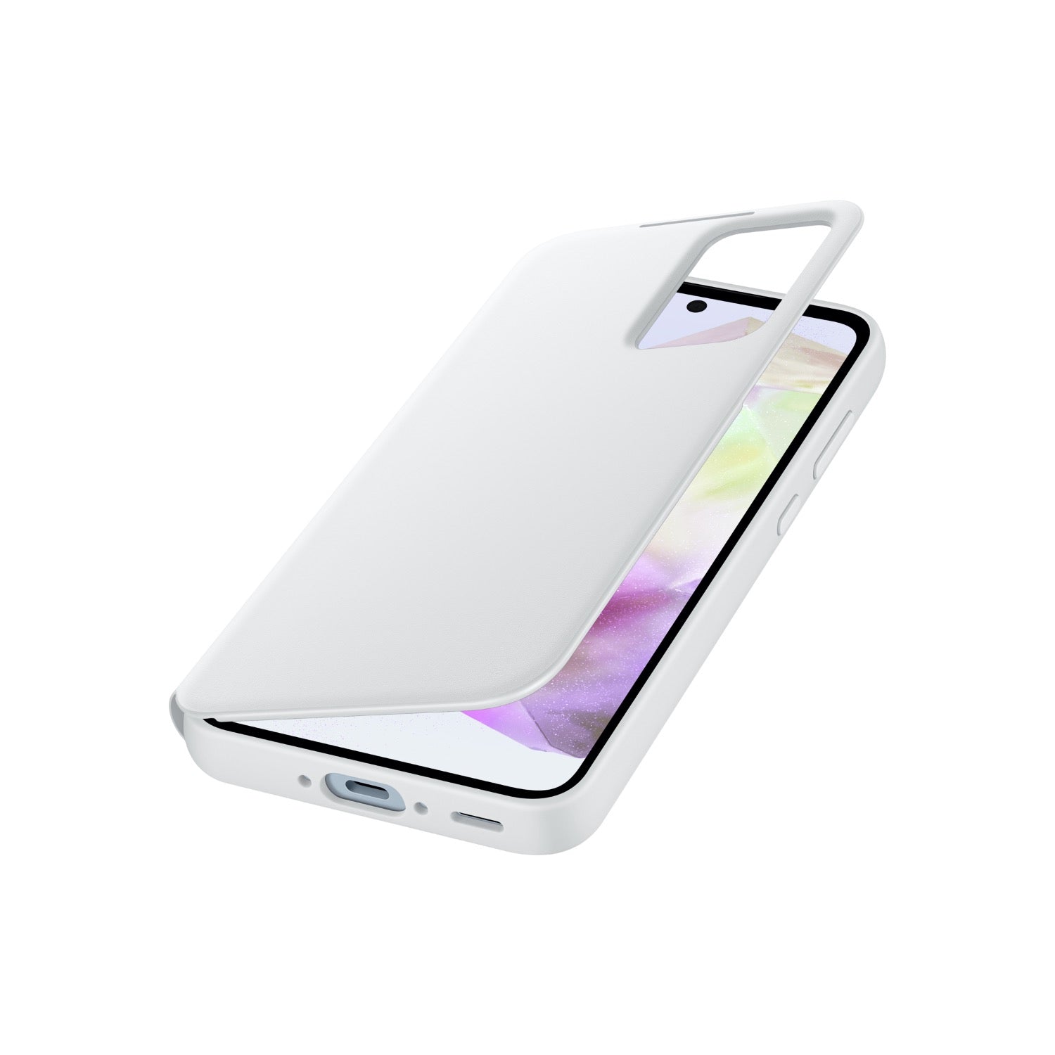 Samsung Smart View Wallet Cover - Samsung Galaxy A35 5G - White